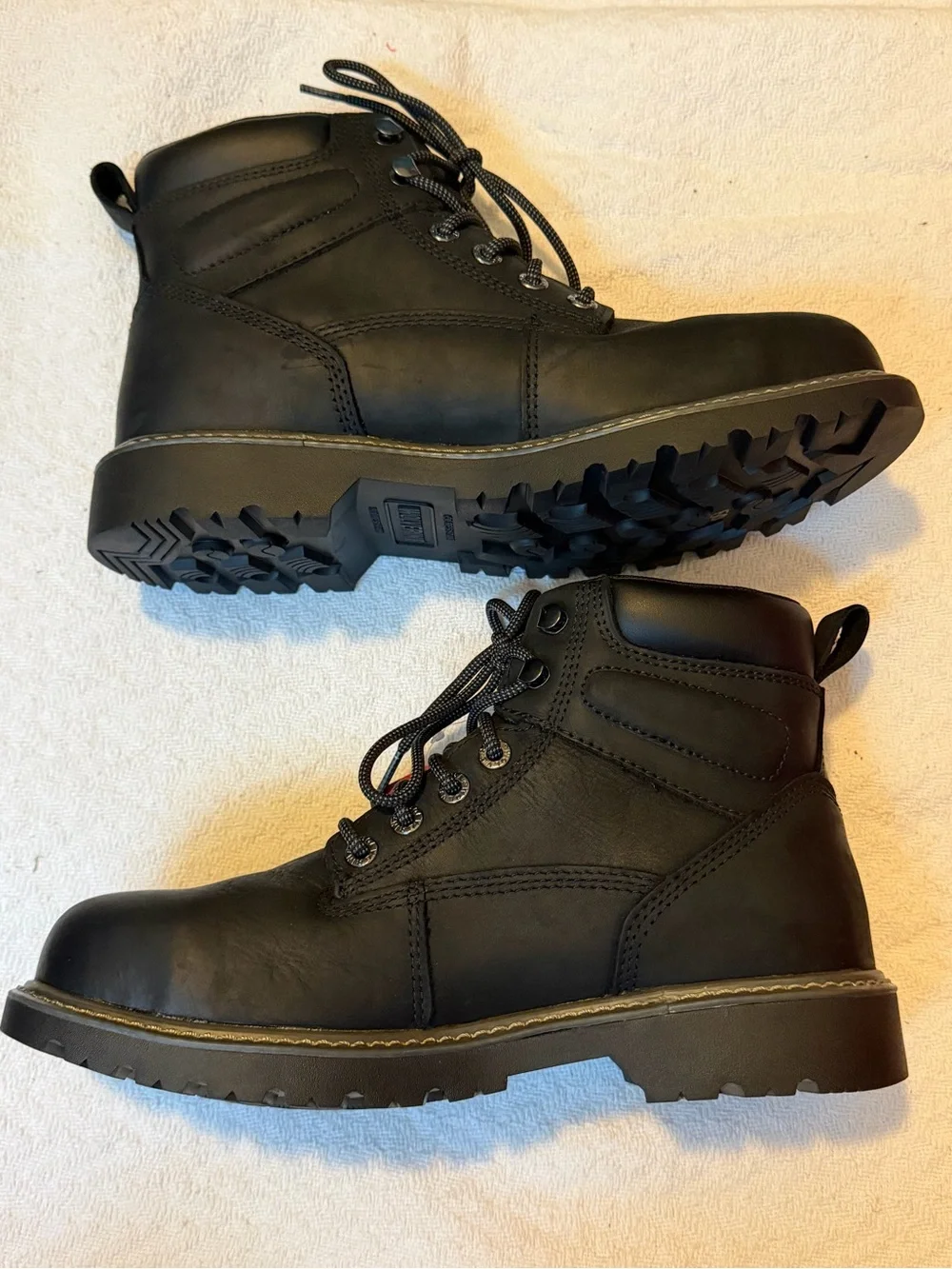 Wolverine Waterproof Leather Work Boots Black Men’s 9.5 NWT